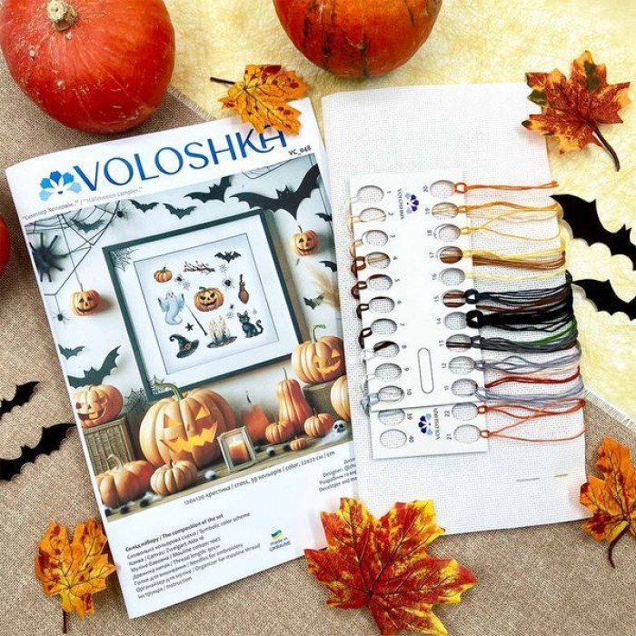 Набір для вишивки хрестиком "Семплер Хелловін" (VC-048)