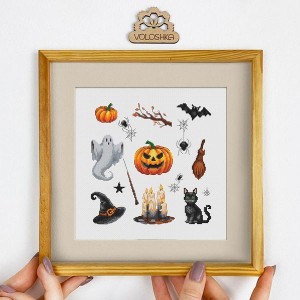 Набір для вишивки хрестиком "Семплер Хелловін" (VC-048)