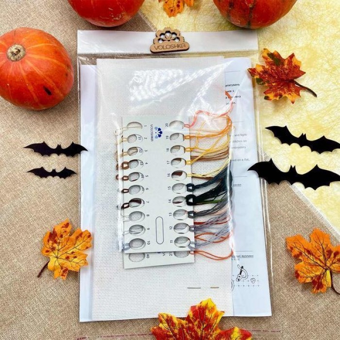 Набір для вишивки хрестиком "Семплер Хелловін" (VC-048)