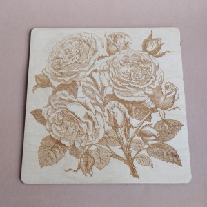 Квадратна дерев'яна кришка до багатоярусного органайзера (060428)