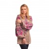 Заготовка жіночої блузки БОХО "Квітковий рай" (ЖЕ014лKнннн_274_132)