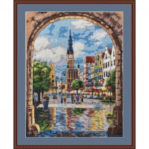 К-173 Гданськ. Мережка. Набір для вишивки хрестиком на Aida 16