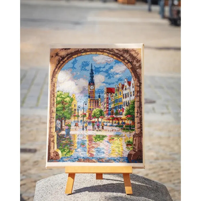 К-173 Гданськ. Мережка. Набір для вишивки хрестиком на Aida 16