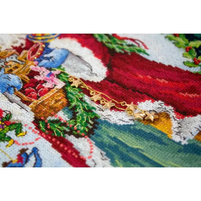 L8005 Веселий Святий Миколай. Letistitch. Набір для вишивки хрестиком