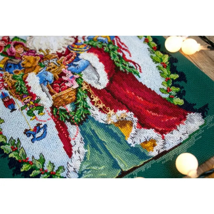 L8005 Веселий Святий Миколай. Letistitch. Набір для вишивки хрестиком