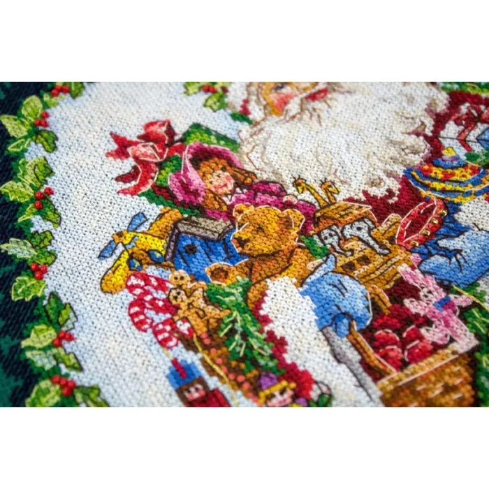 L8005 Веселий Святий Миколай. Letistitch. Набір для вишивки хрестиком