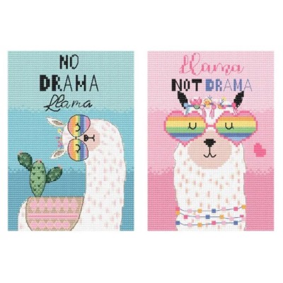 L8044 Лама без драми. Letistitch. Набір для вишивки хрестиком
