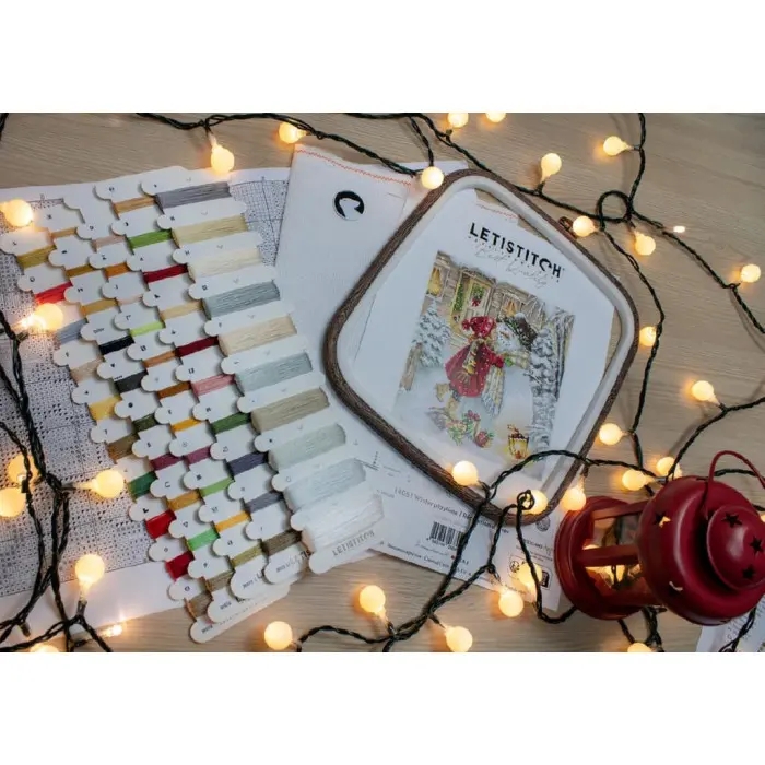 L8057 Зимові ігри. Letistitch. Набір для вишивки хрестиком