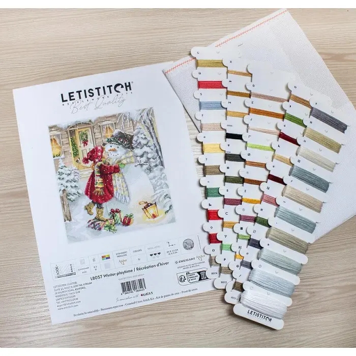 L8057 Зимові ігри. Letistitch. Набір для вишивки хрестиком