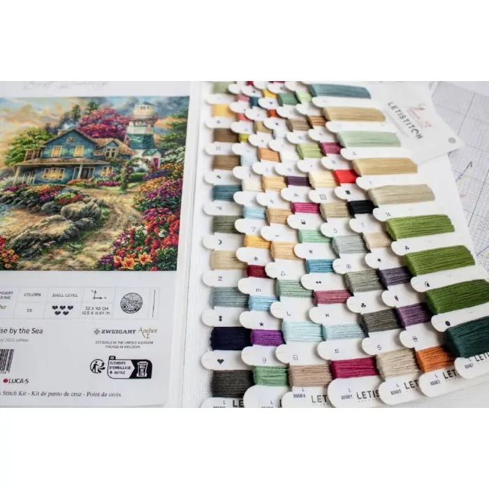 L8068 Схід сонця біля моря. Letistitch. Набір для вишивки хрестиком