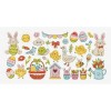 L9980 Набір для вишивки рахунковим хрестиком "Easter Sampler" Letistitch, Aida 16