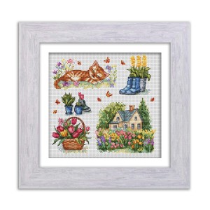 Набір для вишивки N097 "Семплер. Весна"