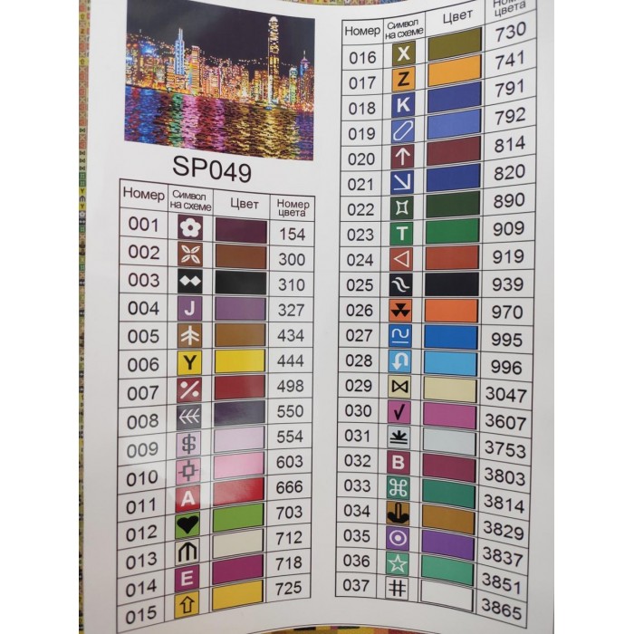 Набір для алмазної мозаїки ColorArt "Нічний Нью-Йорк" 40х50см SP049