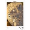 Схема картини Золота Підкова ЗПТ-021 "Леви" для вишивання бісером на шовку