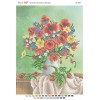 БС-3267 Натюрморт з маками. Схема для вишивки бісером