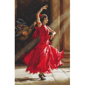 L8023 Flamenco. Letistitch  Набір для вишивки нитками