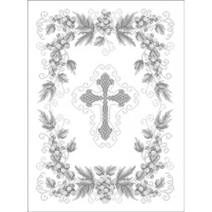 ХВВГ-191. Великодній рушник. Схема для вишивки бісером.