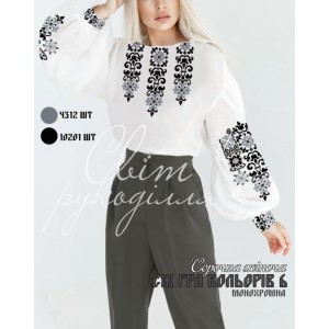 СЖ Гра кольорів 6 (СвР). Заготовка жіночої сорочки для вишивки