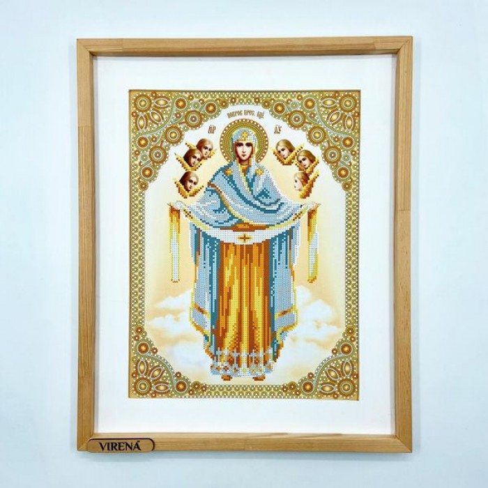 Схема для вишивки бісером "Свята Покрова" в золоті А3Р-334 (А3Р-334)