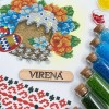 Рушник пасхальний дитячий РКМ-056 (РКМ-056). Для вишивки бісером
