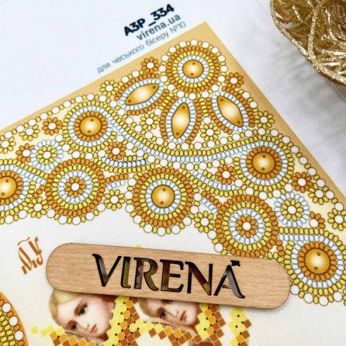 Схема для вишивки бісером "Свята Покрова" в золоті А3Р-334 (А3Р-334)