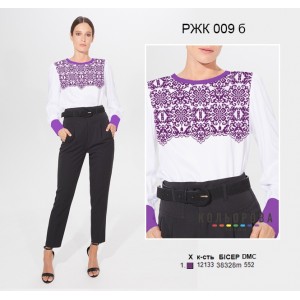 Жіноча комбінована сорочка РЖК-009Б. Заготовка під вишивку