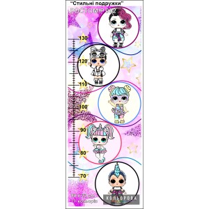 Ростомір-002 "Стильні подружки" для вишивки бісером