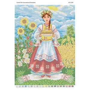 БС-3235 Хліб-сіль. Схема для вишивки бісером