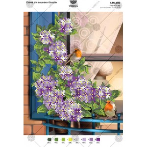 Схема для вишивки бісером А4Н-102 (А4Н-102)