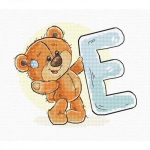 B1206 Буква E. Luca-S. Набір для вишивки хрестиком