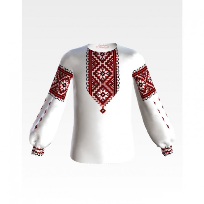 Заготовка дитячої вишиванки на 1-3 років "Старовинний орнамент" для вишивки бісером (БД038кБ28нн)