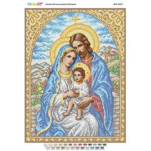 БСР-3437 Святе сімейство. Схема для вишивки бісером