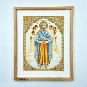 Схема для вишивки бісером "Свята Покрова" в золоті А3Р-334 (А3Р-334)