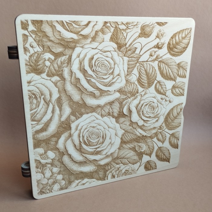 Дерев'яний органайзер для бісеру Книжка на 60 комірок (060536к)