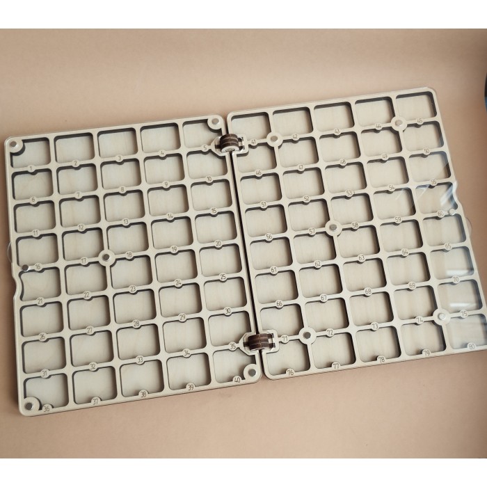 Дерев'яний органайзер для бісеру Альбом на 80 комірок (060603а)