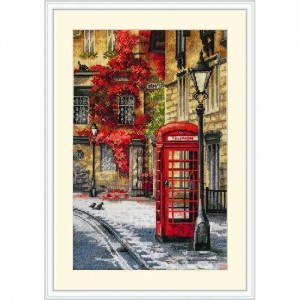 К-183 Тихий провулок. Мережка. Набір для вишивки хрестиком на Aida 16