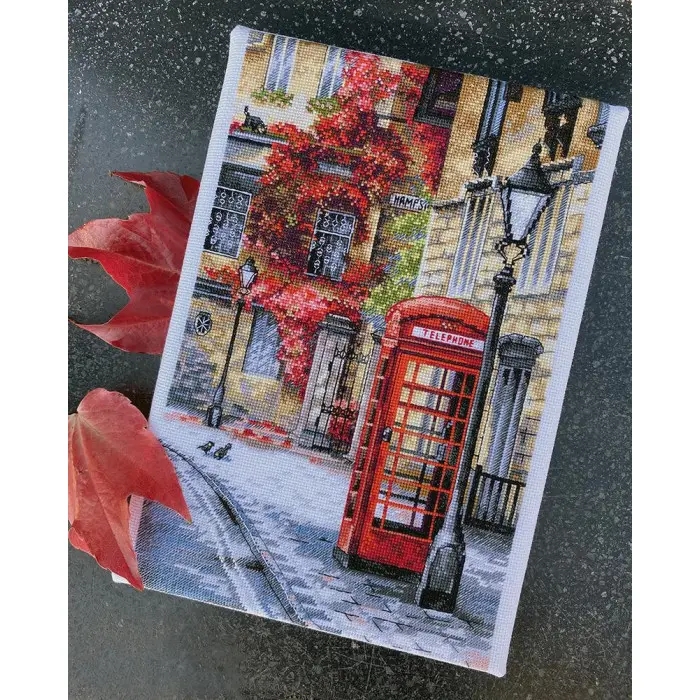 К-183 Тихий провулок. Мережка. Набір для вишивки хрестиком на Aida 16