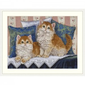 К-189 Пухнасті товариші. Мережка. Набір для вишивки хрестиком на Aida 16