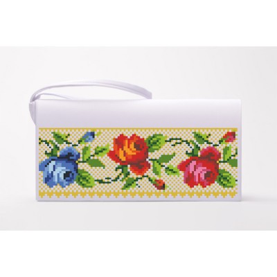 Заготовка клатча "Багаті квіти. Буковинська" для вишивки бісером (КЛ005кБ1301)