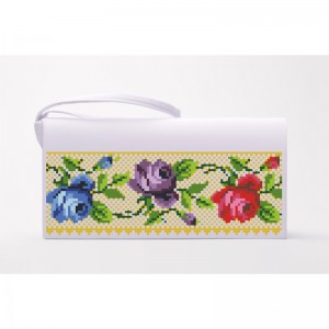 Заготовка клатча "Розкішні квіти. Буковинська" для вишивки бісером (КЛ006кБ1301)