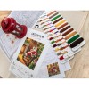 L8052 Відпочинок Санти біля каміна. Letistitch. Набір для вишивки хрестиком