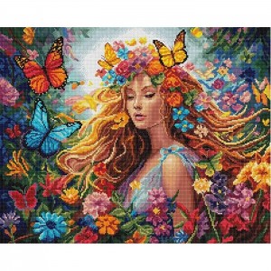 L8223 Пори року: Літо. Seasons: Summer. Letistitch. Набір для вишивки хрестиком на Aida 16