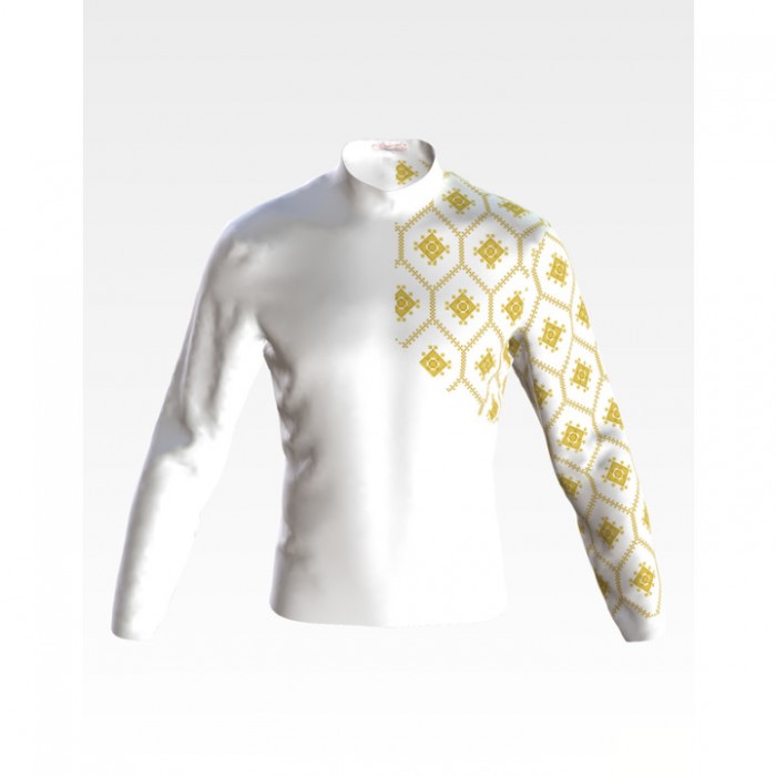 Заготовка чоловічої вишиванки "Ніжний світанок" для вишивки бісером (ЧЕ056кБнн07)