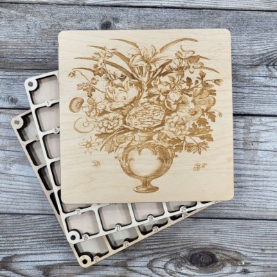 Багатоярусний органайзер для бісеру, намистин, дрібних прикрас (060524)