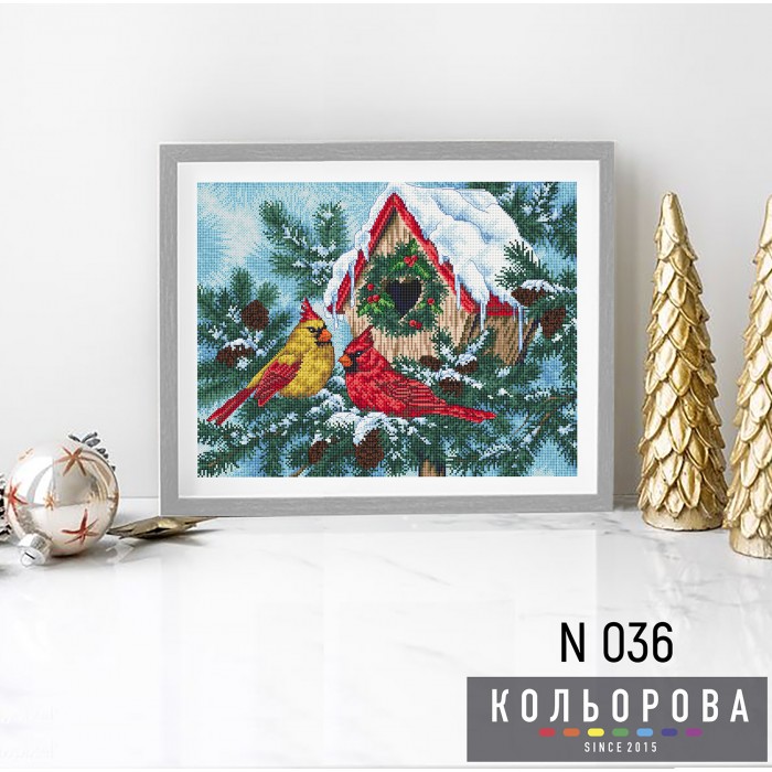 Набір для вишивки N036 "Зимові пташки"