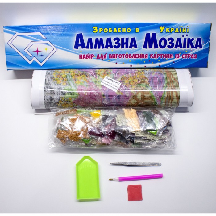 Алмазна вишивка (набір) "Бутон троянди" (DM-312)
