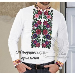 Заготовка на чоловічу сорочку "Борщівський орнамент"