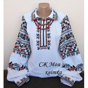 Заготовка на жіночу сорочку "Моя квітка, Борщівська"