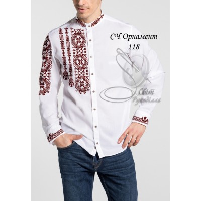 Заготовка на чоловічу сорочку "Орнамент 118"