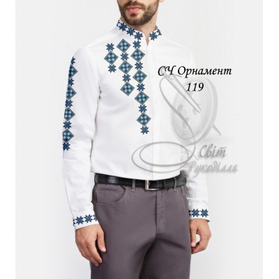 Заготовка на чоловічу сорочку "Орнамент 119"